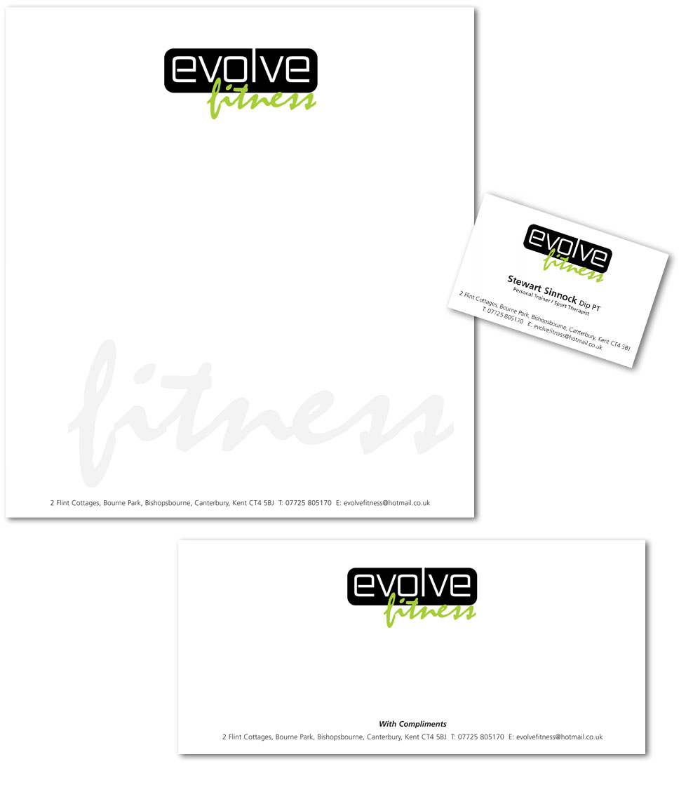 Evolve Fitness : Stationery