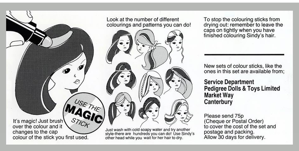 Sindy Quick Change Magic Sticks
